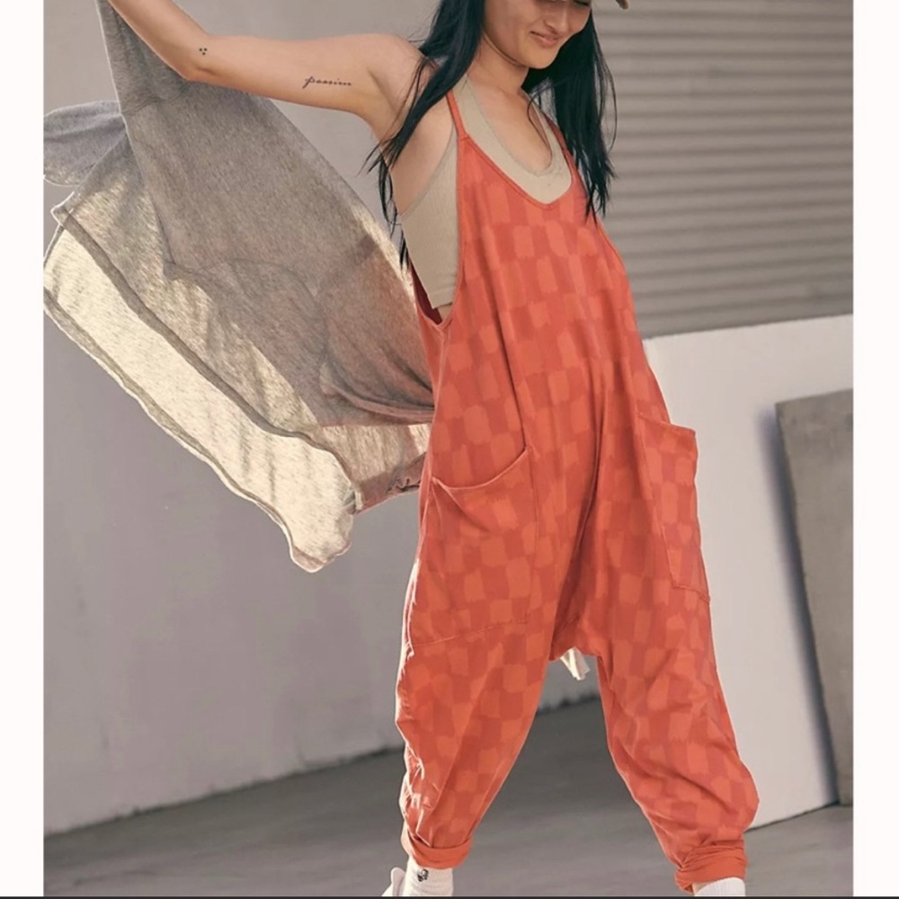 Free People Printed Hot Shot Onesie NWOT